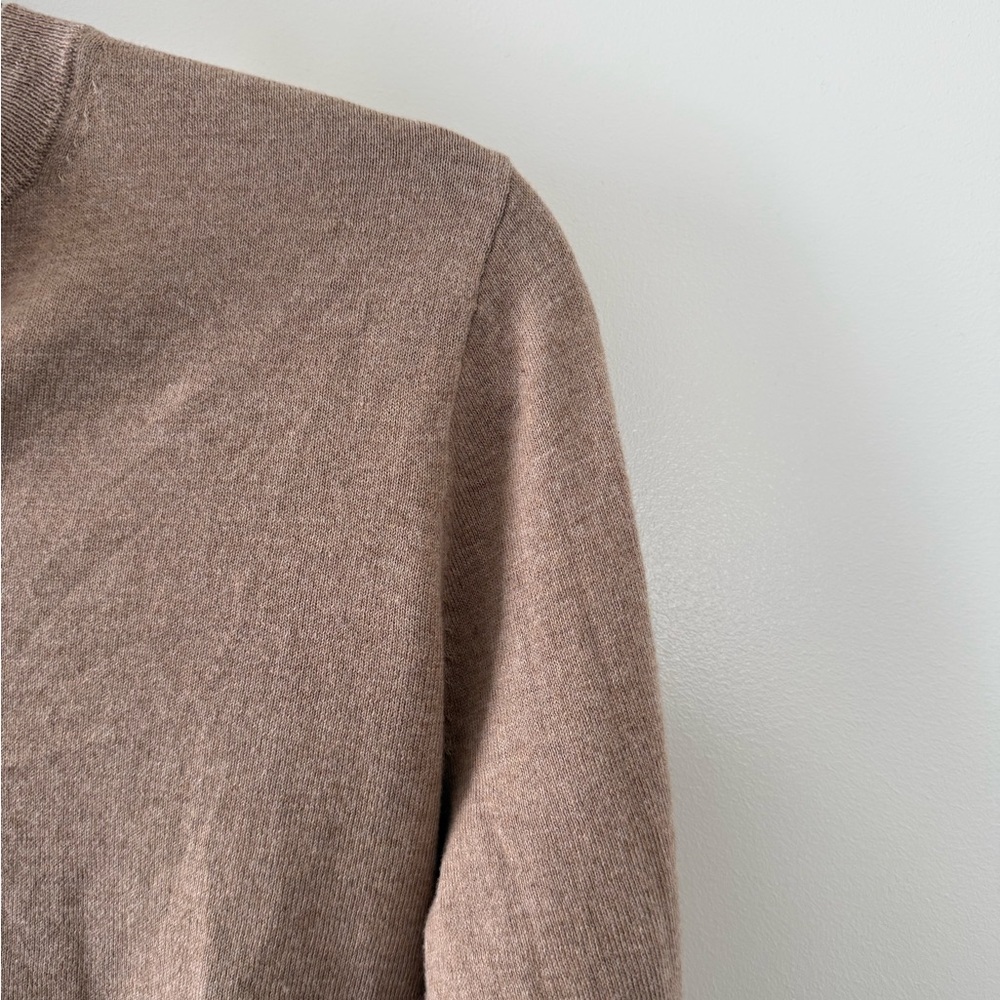 J. Crew Women's Taupe Button-Front Cardigan - Picture 2 of 3